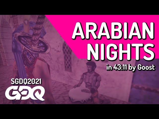 Arabian Nights by Goost in 43:11 - Summer Games Done Quick 2021 Online