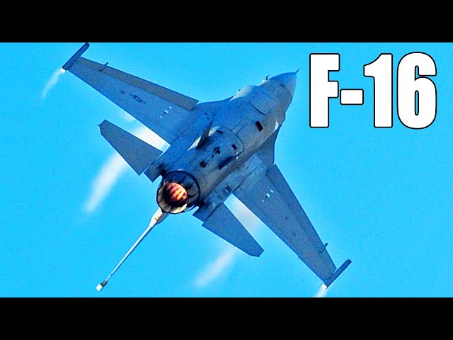 This US Aircraft Can go Mach 2 With Only one Engine !  General Dynamics F-16  History