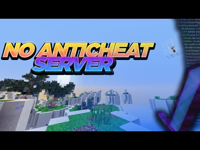 Minecraft no anticheat server HACK on! | Free Client + Config