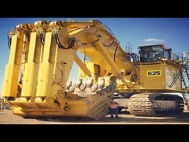 Dangerous Biggest Monster Heavy Equipment Excavator, Oversize Truck & Dump Truck Operator Skills