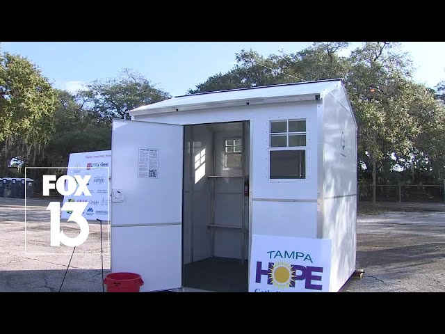 Tiny home community opens for the homeless in Tampa