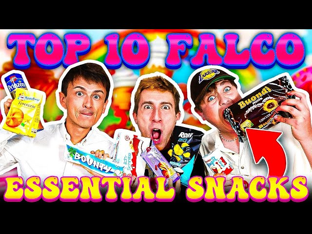 Top 10 ESSENTIAL SNACKS von FALCO! 😍🍬(mit Dima)