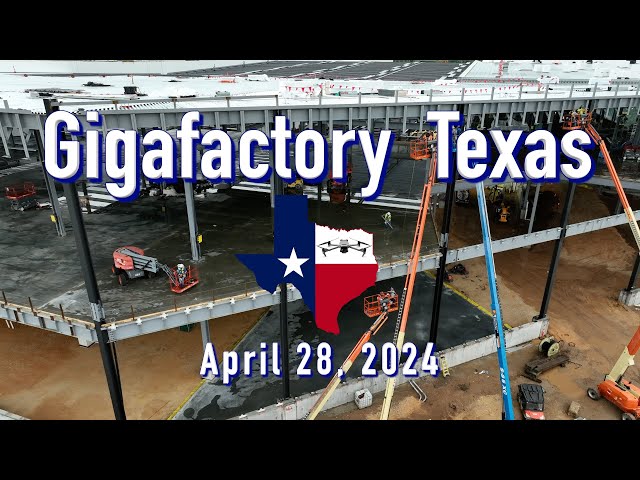 "Brief Update"   Tesla Gigafactory Texas  4/28/2024  10:36AM