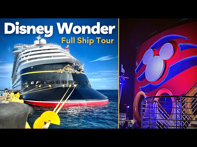 Disney Wonder Cruise Ship Full Tour & Review 2024 (Top Cruise Tips & Best Spots Revealed!)