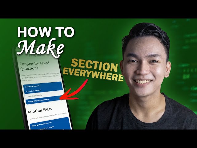 How To Create FAQ sections in Shopify (Online Store 2.0 Friendly)