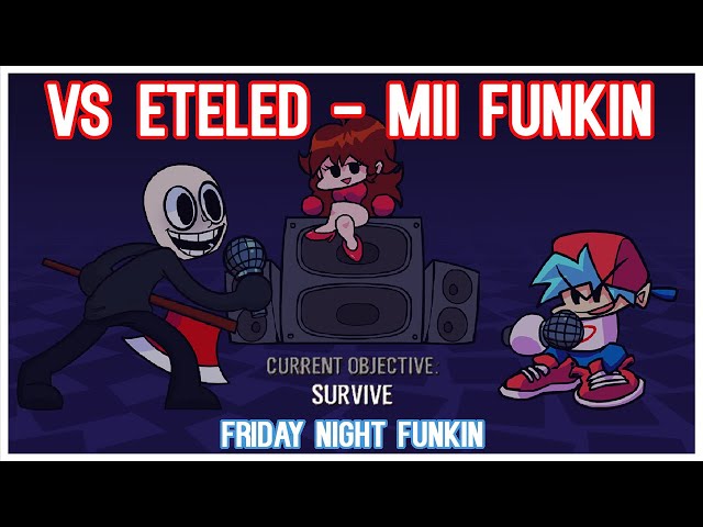 VS. eteled FULL WEEK + Cutscenes [Mii Funkin] (Perfect Combo) | Friday Night Funkin