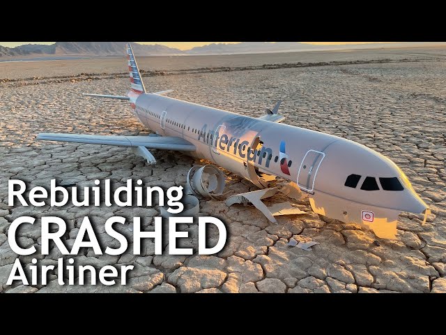 Can I FIX this 3D Printed Airliner after BIG CRASH