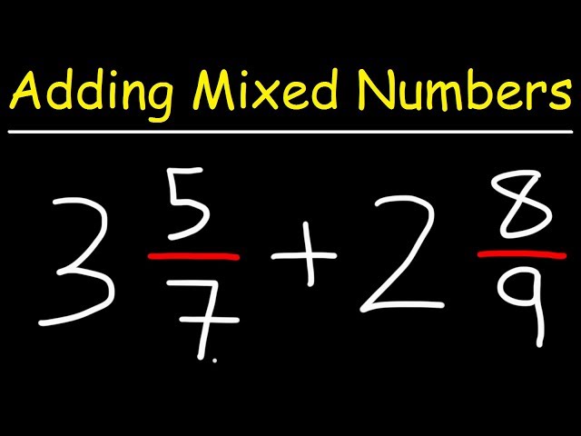 Adding Mixed Numbers