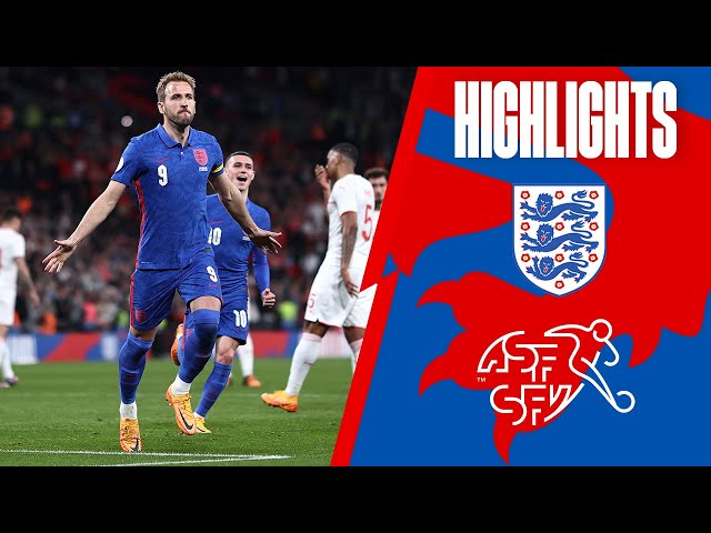 England 2-1 Switzerland | Kane Becomes England's Joint-Second All-Time Goal Scorer | Highlights