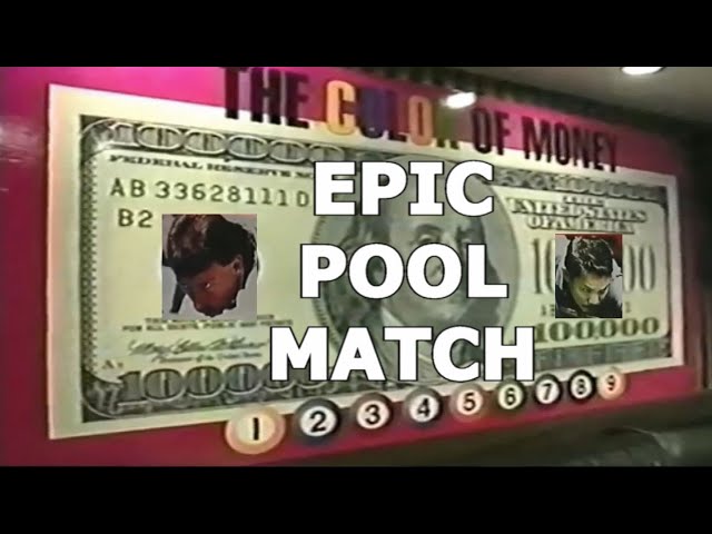 The MOST EPIC POOL MATCH of All Time - The Color of Money Match - Efren Reyes vs. Earl Strickland