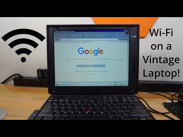 Wi-Fi on a Vintage Laptop! (Windows 98)