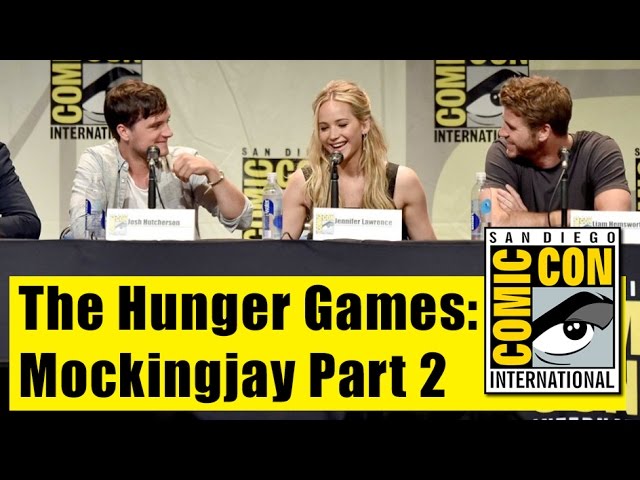 The Hunger Games Mockingjay Part 2 | Comic Con 2015 Full Panel (Jennifer Lawrence, Liam Hemsworth)