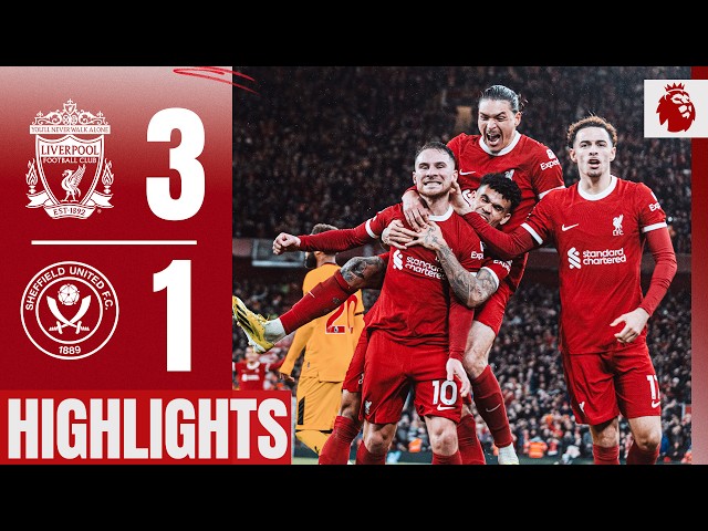 Alexis Mac Allister wonder goal! | Liverpool 3-1 Sheffield United | Highlights