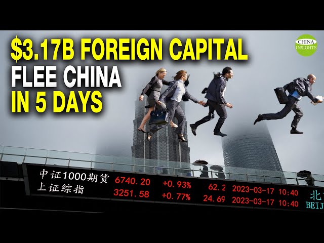 Run! Foreign capital. Chinese government admits economic woes/A diplomat disrupts Xi's Plan.