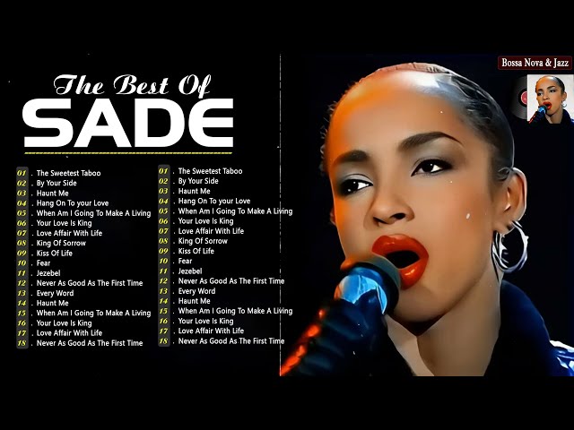 Sade's Best Songs 🔉 Sade Greatest Hits Full Album - Sade Hits 2024