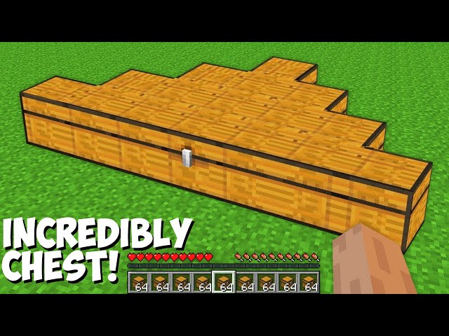 How to OPEN this INCREDIBLY CHEST in Minecraft ? TRIANGLE CHEST !