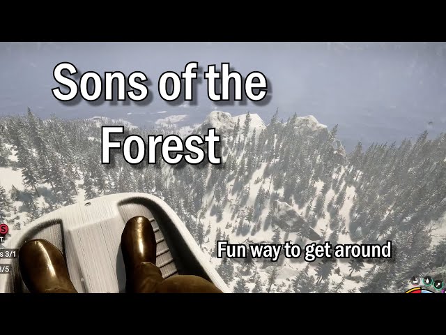Favorite ways to travel in Sons of the Forest (Pre V1.0) #gaming #sonsoftheforest #gameplay