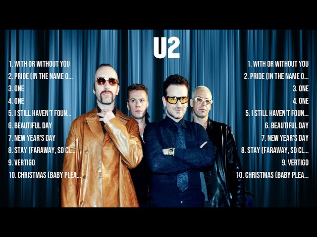 U2 Greatest Hits Full Album ▶️ Top Songs Full Album ▶️ Top 10 Hits of All Time