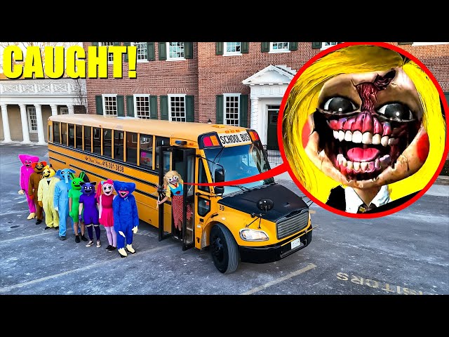 I CAUGHT MISS DELIGHT'S SCHOOL BUS IN REAL LIFE! (POPPY PLAYTIME CHAPTER 3)