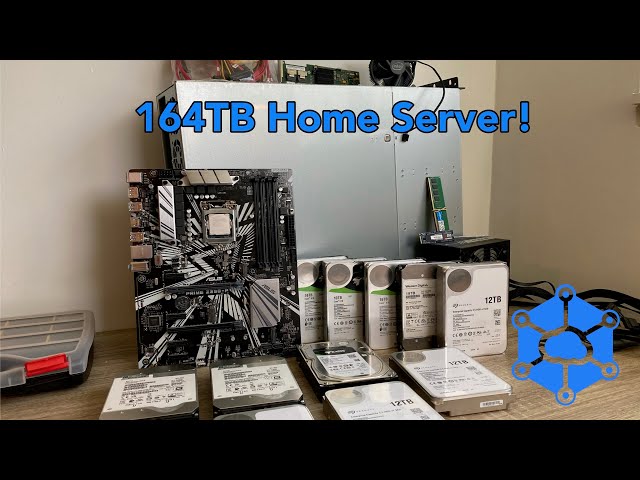 Building a Mega 164TB Home Server in an Inter-Tech IPC 3U-30255 Case | Hosting Storj and Much More!