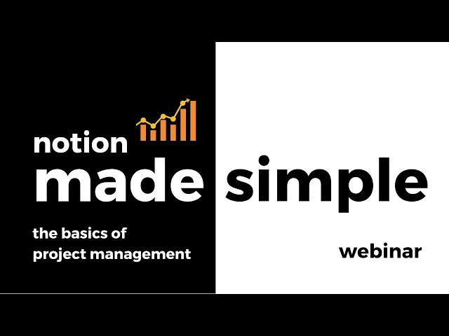 Project Management Basics in Notion | LIVE Guide and Q&A