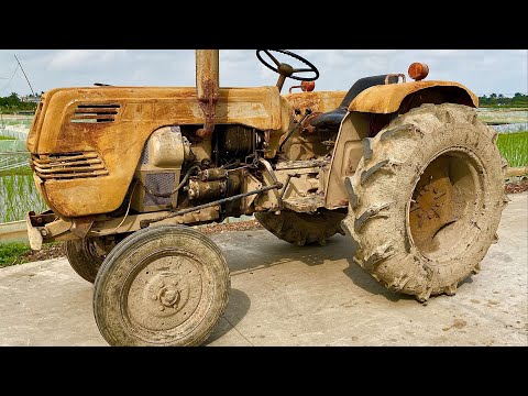 Fully restoration old shibaura sd2200 tractor | Restore and repair old shibaura sd2200 plow