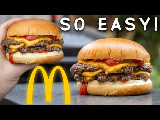How To Make A McDonalds Cheeseburger At Home With Ease