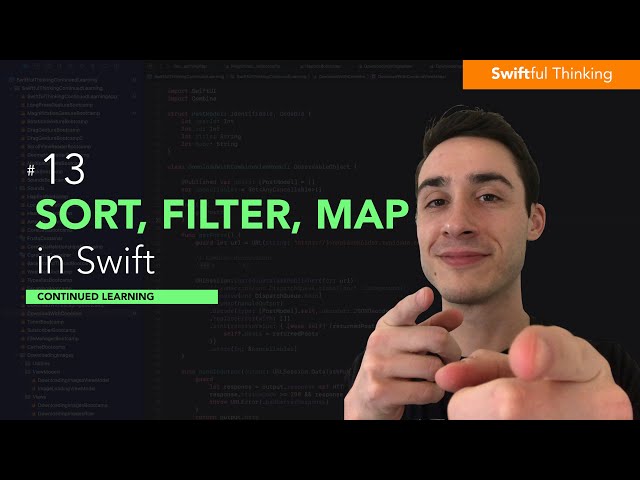 Sort, Filter, and Map data arrays in Swift | Continued Learning #13
