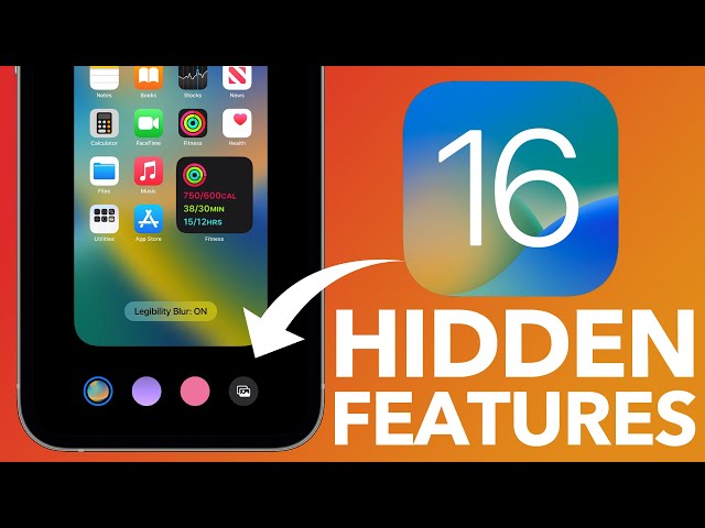iOS 16 - 20+ HIDDEN Features !