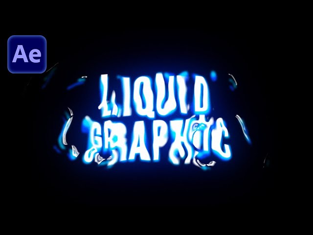Liquid Typography Animation in After Effects [After Effects Tutorial Deutsch]