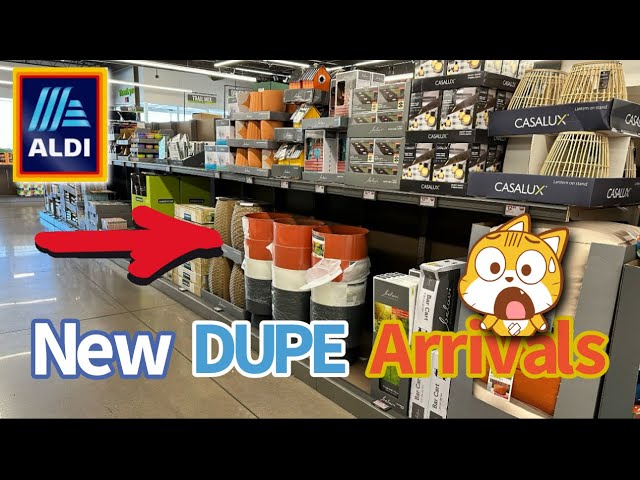 ALDI🚨🛍️ SHOCKING NEW DUPE FINDS FOR HALF THE PRICE⁉️🤯 #aldi #shopping #new