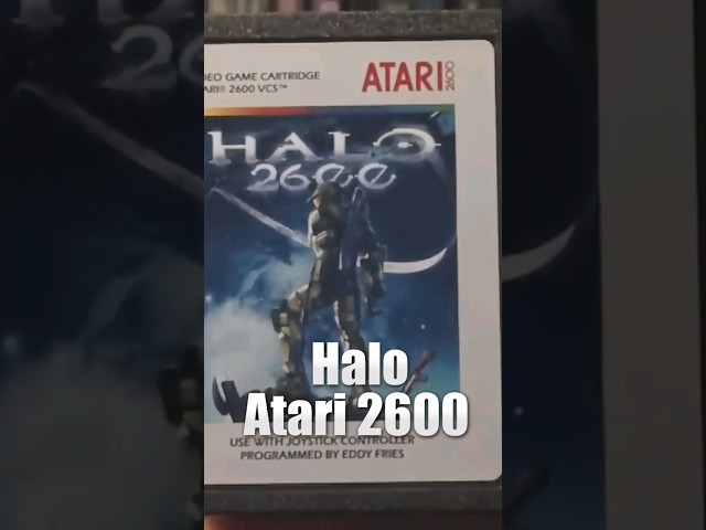 El Juego de Halo para Atari 2600 #halo #videojuegos #short