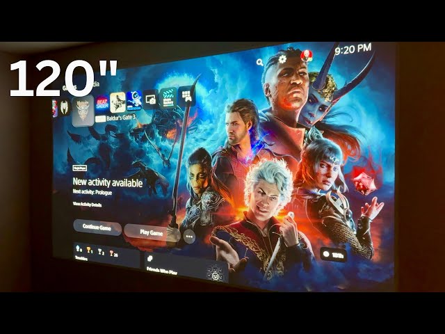 The BEST 4K High Refresh Gaming Projector - PS5 + x3100i