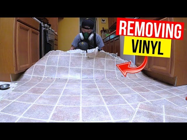 How To Remove Vinyl or Linoleum Flooring -Jonny DIY