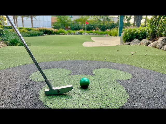 Fantasia Fairways Miniature Golf Course at Disney World | Tember's Amazing Shot