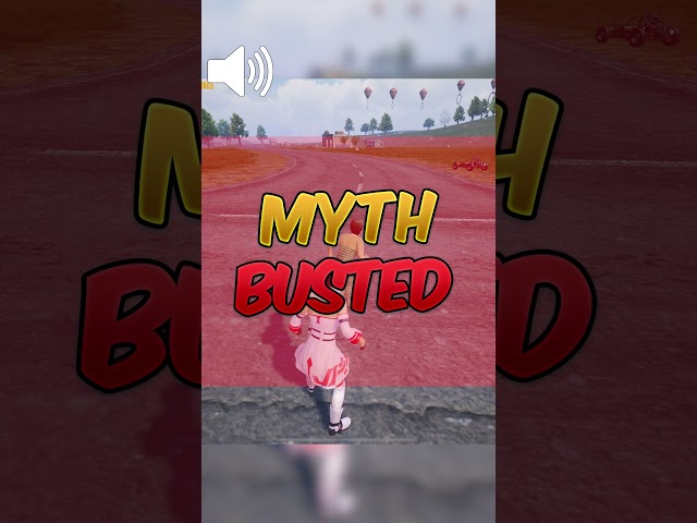 Myth - Footsteps Sound Will Be Silent Without Shoes? #shorts PUBG Mobile Trick no Footstep sound