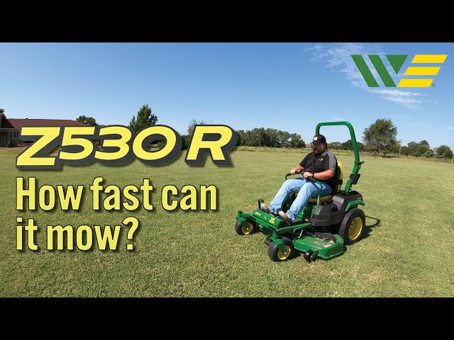 How Fast Can the John Deere Z530R Zero Turn with 54" Deck Mow an Acre?