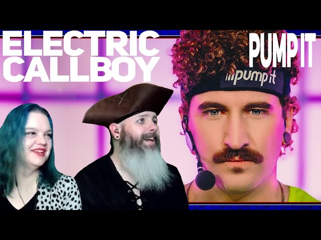 Electric Callboy PUMP IT Reaction Captain FaceBeard and Heather React