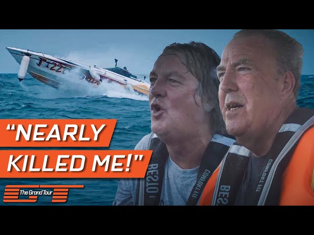 Clarkson, Hammond and May Get Lost in Dangerous Stormy Seas | The Grand Tour