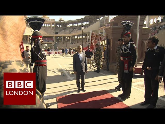 The Mayor of London crosses the border between India and Pakistan – BBC London News