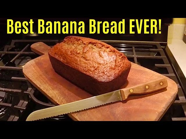 DELICIOUS BANANA BREAD RECIPE! -Jonny DIY