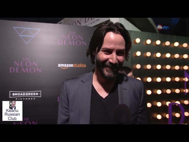 2016 Keanu Reeves / The Neon Demon Premiere LA / Interview