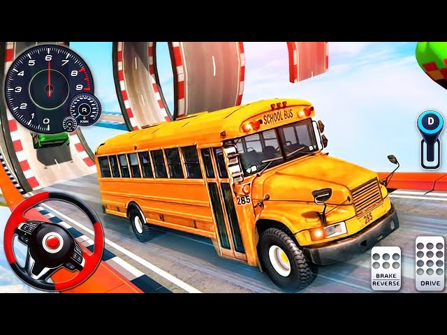 Impossible Bus Stunt Racing 2023 - Mega Ramp Driving Simulator 3D - Android GamePlay #2