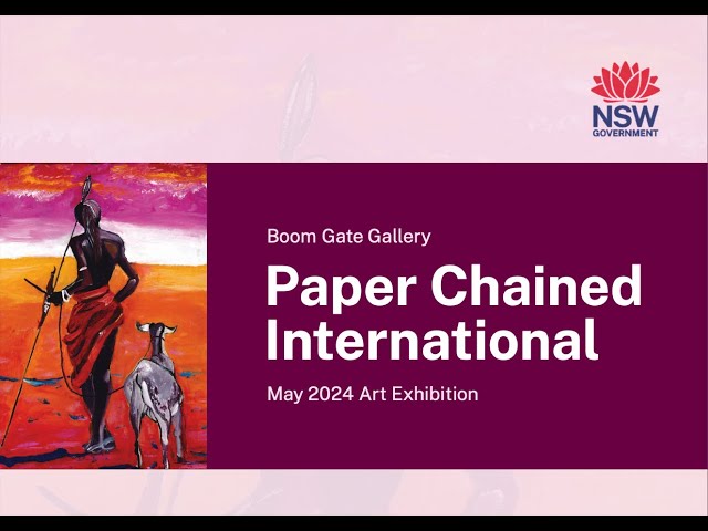 Paper Chained International art exhibition - Damien Linnane interview on ABC Radio
