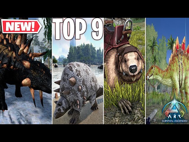 Top 9 BEST Resource Collecting Dinos | ARK Ascended
