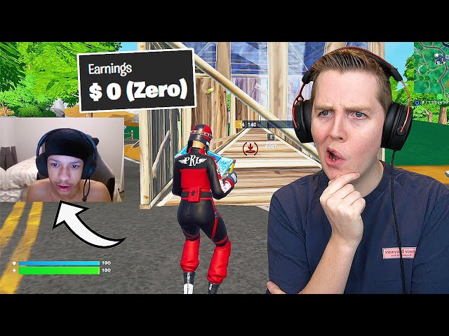 I Found The Best Fortnite Player With NO EARNINGS! (Chapter 4)