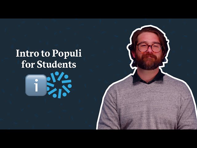 Intro to Populi for Students