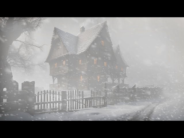 Winter Blizzard Gothic Ambience Medieval I Relax - study - sleep I