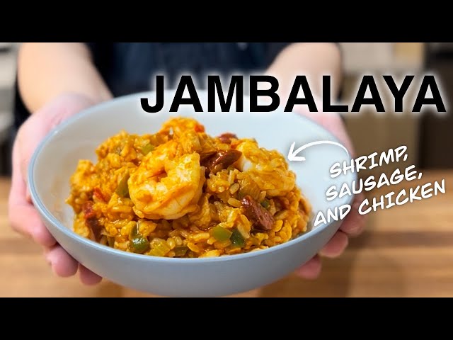 Jambalaya! Easy One Pot Dinner Full Of Yummy Flavors!