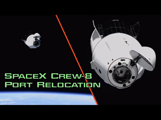 Crew-8 Dragon Endeavour Port Relocation